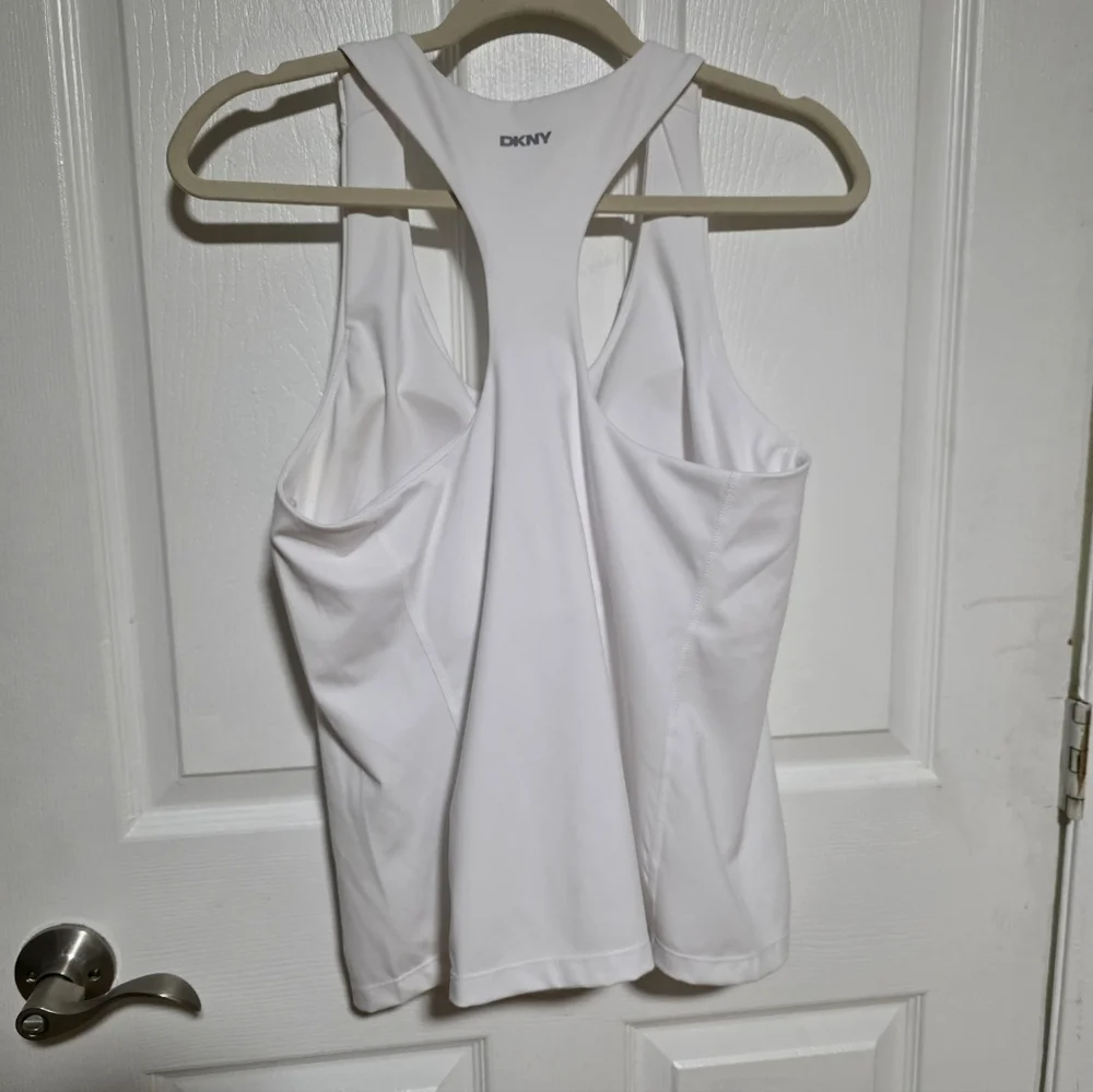 NEW ....White Racerback Tank Top - Picture 5 of 7